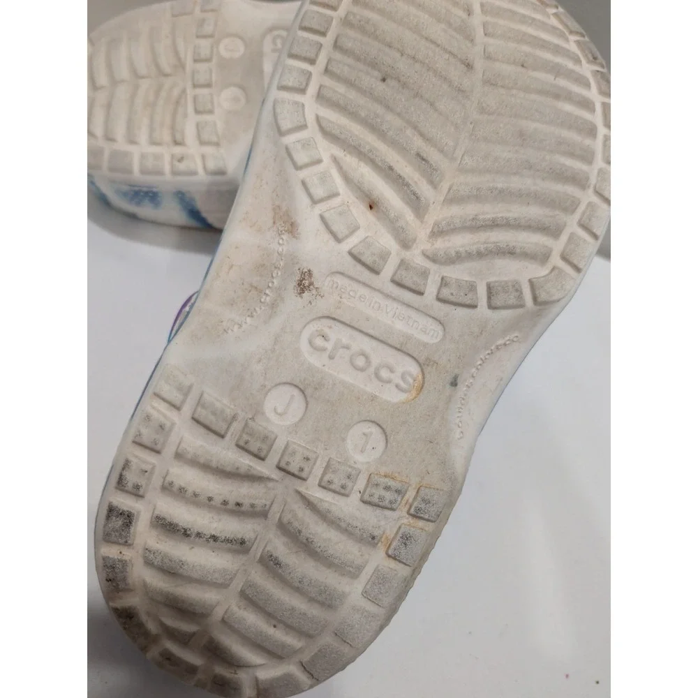 Crocs Kids Simpsons Cayman Graphic Boys Girls Summer Slip On Sandals Clogs Sz 1